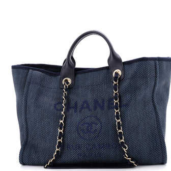 Chanel Deauville Tote Mixed Fibers Medium