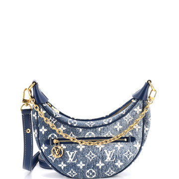 Louis Vuitton Loop Handbag Monogram Jacquard Denim