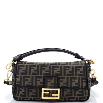 Fendi Baguette NM Bag Zucca Canvas Medium