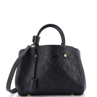 Louis Vuitton Montaigne Handbag Monogram Empreinte Leather BB