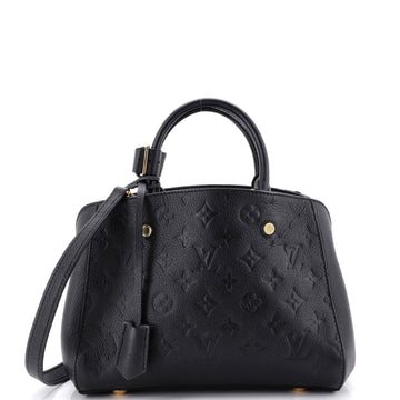 Louis Vuitton Montaigne Handbag Monogram Empreinte Leather BB