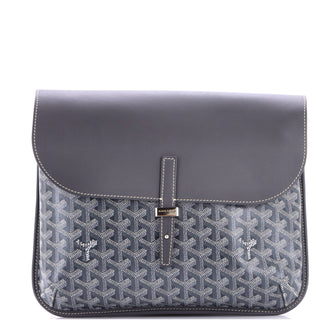 Goyard Coursier Messenger Bag Coated Canvas and Leather