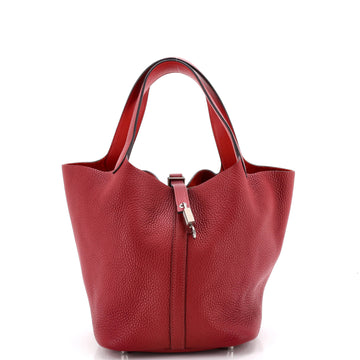 Hermes Eclat Picotin Lock Bag Clemence MM