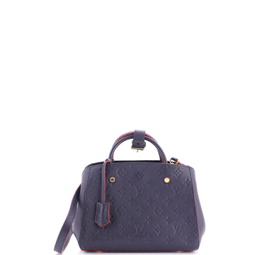 Louis Vuitton Montaigne Handbag Monogram Empreinte Leather BB