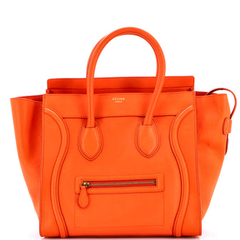 Celine Luggage Bag Smooth Leather Mini