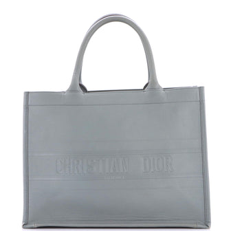 Christian Dior Book Tote Oblique Embossed Calfskin Medium