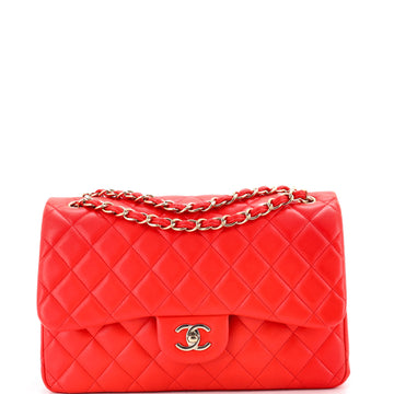 Chanel Classic Double Flap Bag Quilted Lambskin Jumbo