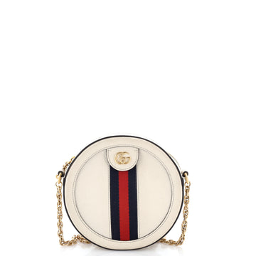 Gucci Ophidia Round Shoulder Bag Leather Mini