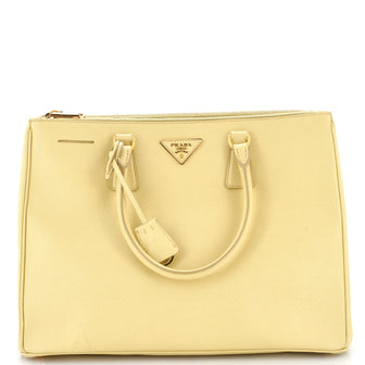 Prada Double Zip Lux Tote Saffiano Leather Large