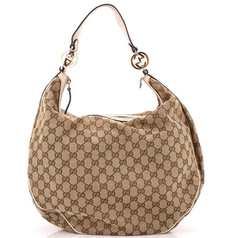 Gucci Twins Hobo GG Canvas Large