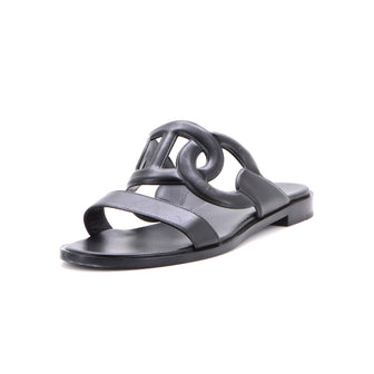 Hermes Women's Lagune Slide Sandals Leather