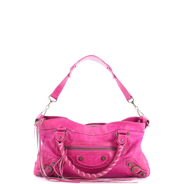 Balenciaga First Classic Studs Bag Leather
