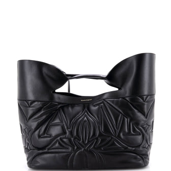 Alexander McQueen The Bow Bag Quilted Leather Large