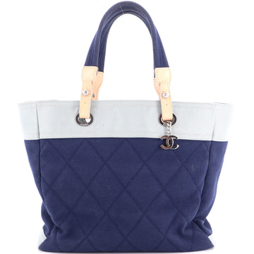 Chanel Biarritz Tote Quilted Canvas Large