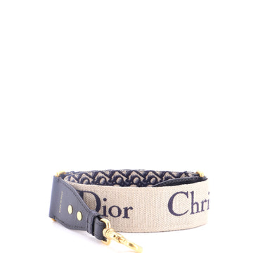 Christian Dior Shoulder Strap Embroidered Canvas