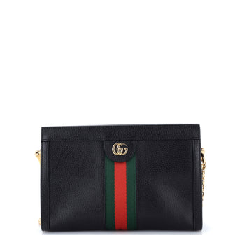 Gucci Ophidia Chain Shoulder Bag Leather Small