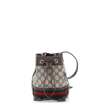 Gucci Ophidia Bucket Bag GG Coated Canvas Mini