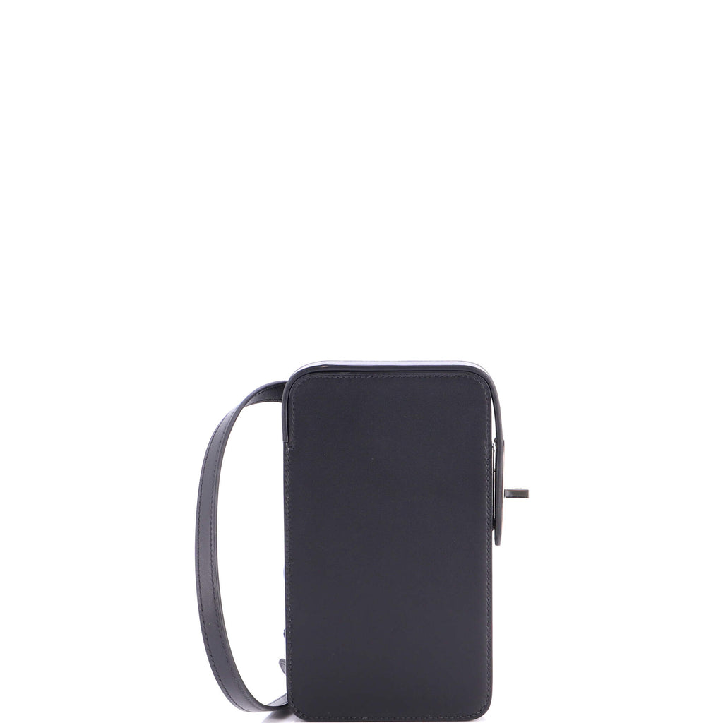 Hermes Hac a Box Phone Case Tadelakt Black 4340663