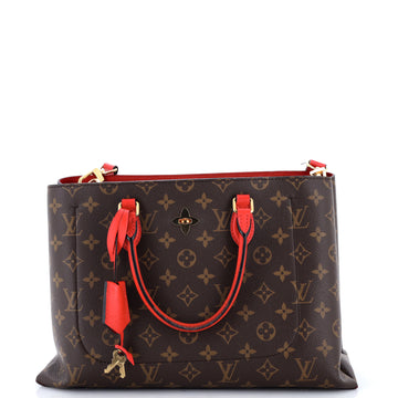 Louis Vuitton Flower Tote Monogram Canvas with Leather