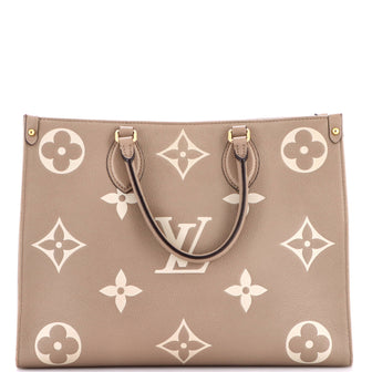 Louis Vuitton OnTheGo Tote Bicolor Monogram Empreinte Giant MM