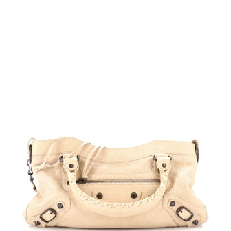 Balenciaga First Giant Studs Bag Leather