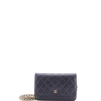 Chanel Wallet on Chain Quilted Caviar