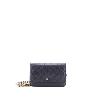 Chanel Wallet on Chain Quilted Caviar
