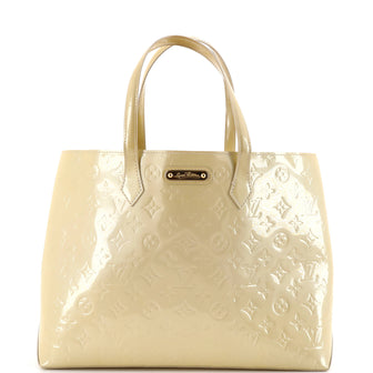 Louis Vuitton Wilshire Handbag Monogram Vernis MM