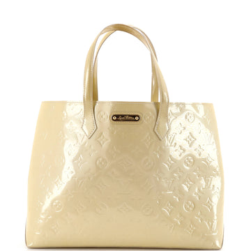 Louis Vuitton Wilshire Handbag Monogram Vernis MM