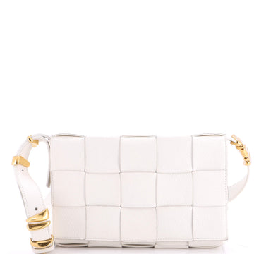 Bottega Veneta Cassette Crossbody Bag Maxi Intrecciato Grained Leather