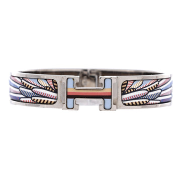 Hermes Clic H Bracelet Printed Enamel Narrow