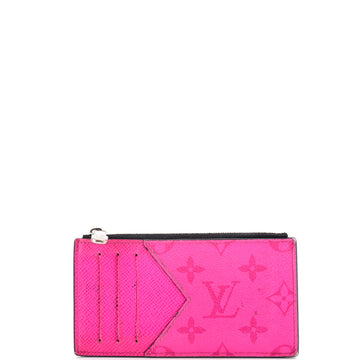 Louis Vuitton Coin Card Holder Monogram Taigarama