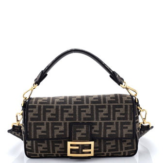 Fendi Baguette NM Bag Zucca Canvas Medium