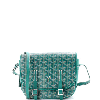 Goyard Belvedere Messenger Bag Coated Canvas with Leather PM