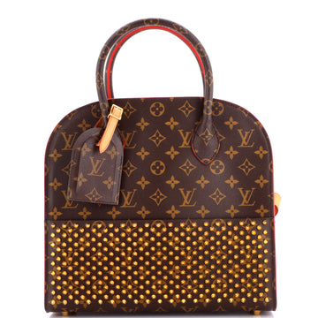 Louis Vuitton x Christian Louboutin Shopping Bag Calf Hair and Monogram Canvas