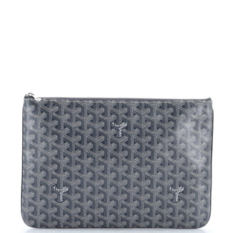 Goyard Senat Zip Pouch Coated Canvas MM