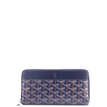 Goyard Matignon Zip Wallet Coated Canvas with Leather