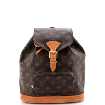 Louis Vuitton Vintage Montsouris Backpack Monogram Canvas MM