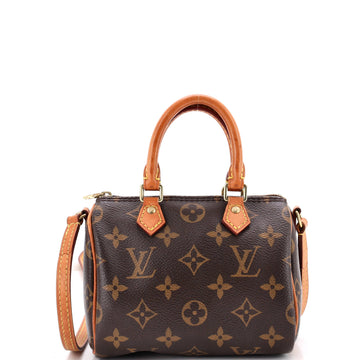 Louis Vuitton Speedy Bandouliere Bag Monogram Canvas Nano