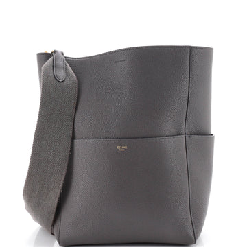 Celine Sangle Seau Bag Goatskin Large