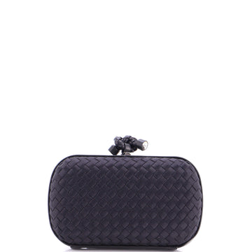Bottega Veneta Box Knot Clutch Intrecciato Satin Small
