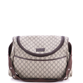 Gucci Diaper Crossbody Bag GG Coated Canvas