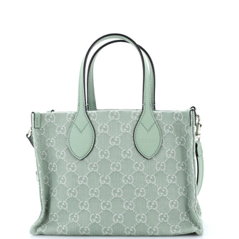 Gucci Ophidia Shopper Tote GG Denim Medium