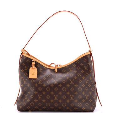 Louis Vuitton CarryAll Hobo Monogram Canvas MM