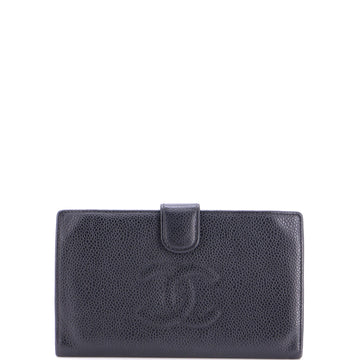 Chanel Timeless CC French Wallet Caviar Long