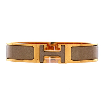 Hermes Clic Clac H Bracelet Glitter Enamel Narrow
