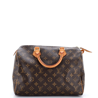 Louis Vuitton Speedy Handbag Monogram Canvas 30