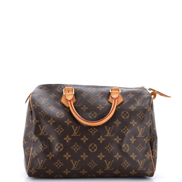 Louis Vuitton Speedy Handbag Monogram Canvas 30