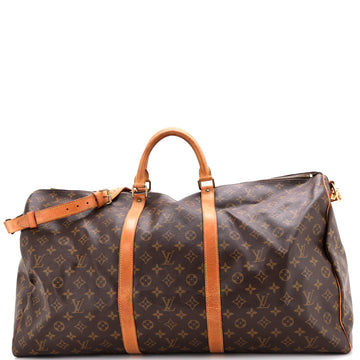 Louis Vuitton Keepall Bandouliere Bag Monogram Canvas 60