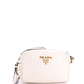 Prada Dual Strap Camera Bag Vitello Daino